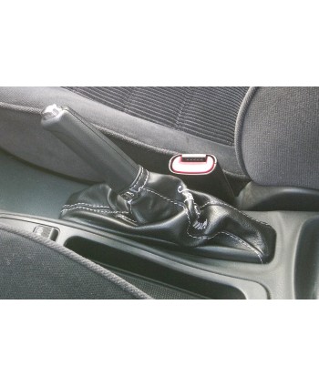 Auriculares de palanca de freno Alfa Romeo 156 1 ° negro cuero genuino de serie
