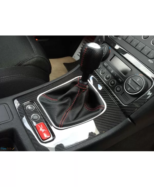 Polaina de cuero genuino palanca de cambios para alfa romeo 159