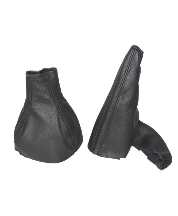 copy of real black leather gearshift gaiter Vauxhall Meriva A