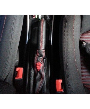copy of Alfa Romeo Mito gearshift gaiter  with red embroidery