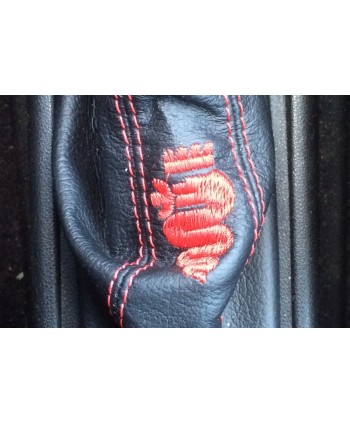 copy of Alfa Romeo Mito gearshift gaiter  with red embroidery