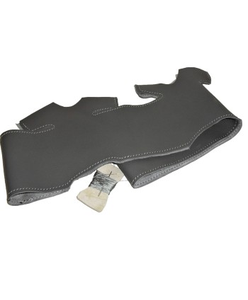 Coprivolante Toyota lan Cruiser dal 1996 al 2007 Vera pelle Grigia notte