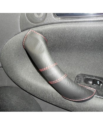 Rear handle covers suitable for Alfa Romeo 147 in real leather