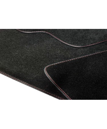 Alfombrillas para Alfa Romeo 147 delanteras y traseras en moqueta negra