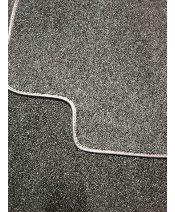 Alfombrillas para Alfa Romeo 147 delanteras y traseras en moqueta negra