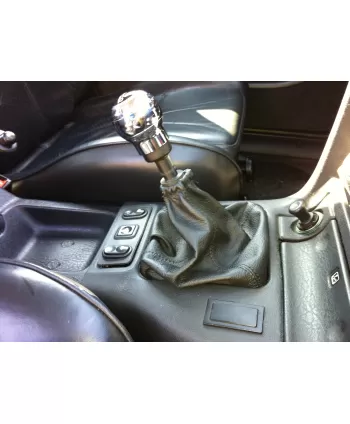 copy of headphone Automatic transmission compatible with Audi A6 2004 - 20011 4F2, C6 genuine leather black