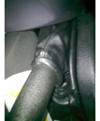 soufflet de frein à main pour Opel Astra G en cuir véritable