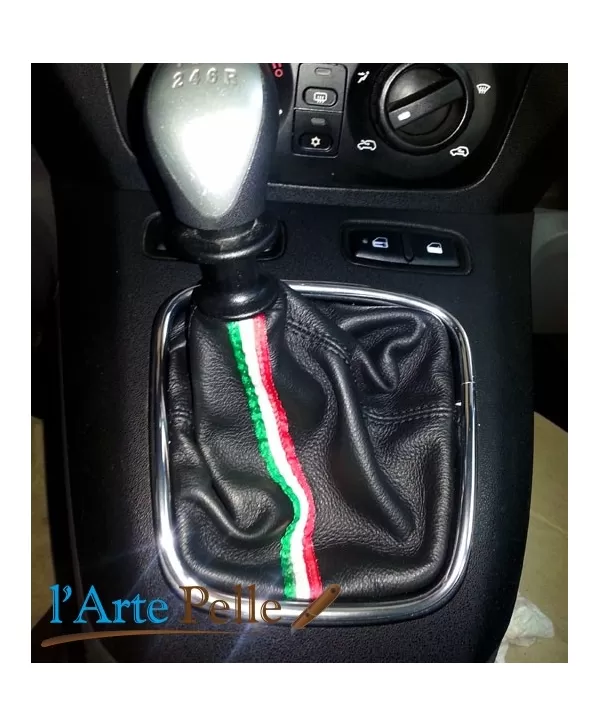 Fiat Idea cuffia cambio pelle nera