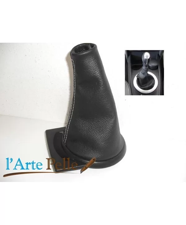 Renault Megane rivestimento Cambio Nero e Cuciture Bianche