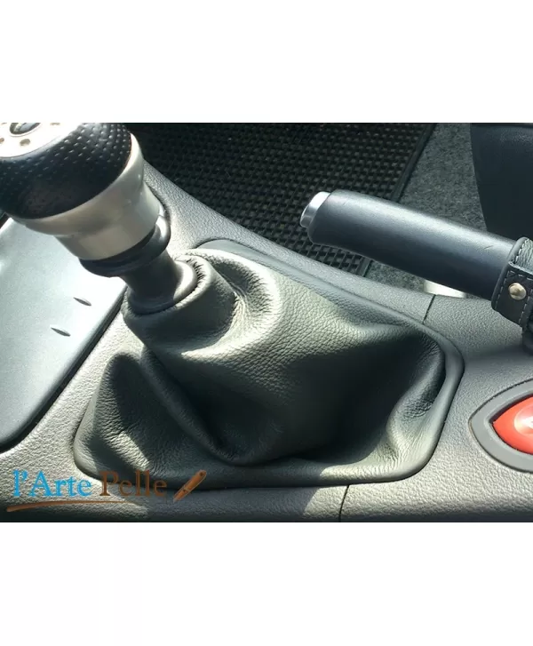 Laguna Grandtour 2 Renault real charcoal grey leather gearshift gaiter 