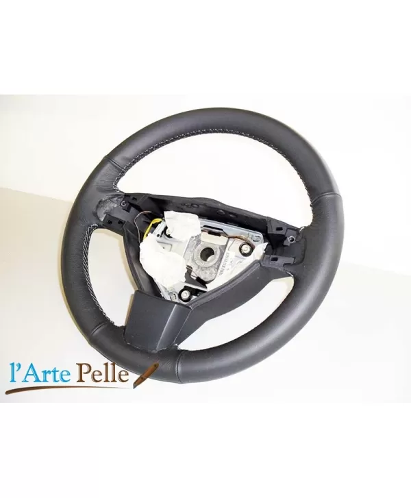 Copri volante astra h in vera pelle antracite