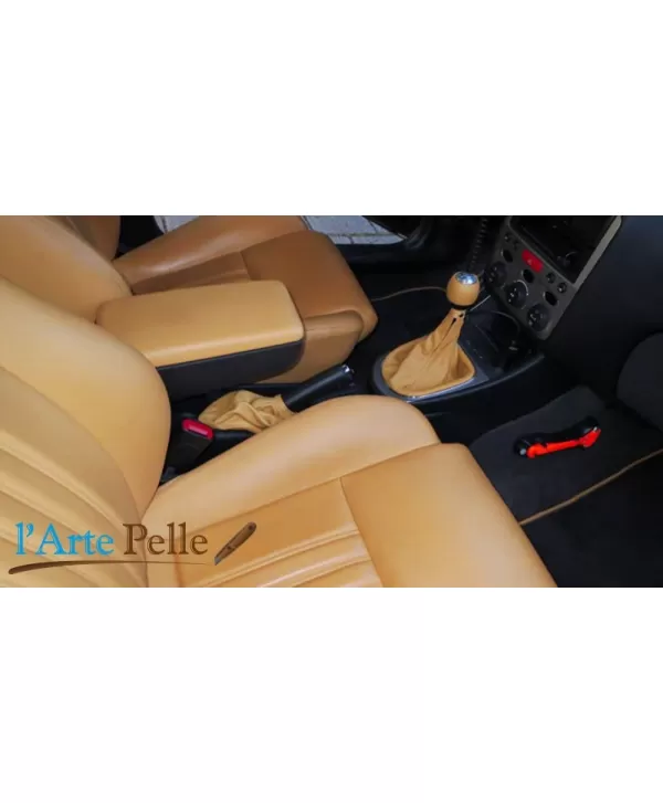 Cuffie leva cambio e freno + rivestimento pomello Alfa Romeo 147