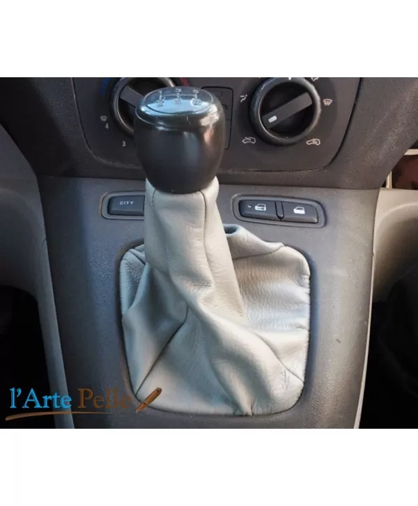 Fiat Idea soufflet de levier de vitesse en vrai cuir gris