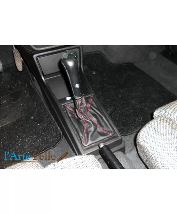 Cuffia leva cambio Alfa Romeo Sud sprint vera pelle nera