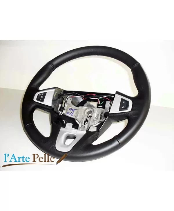 Coprivolante Renault Megane vera pelle nera