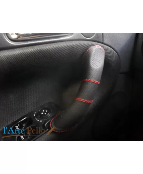 couverture de poignée en vrai cuir perforé Alfa Romeo GT