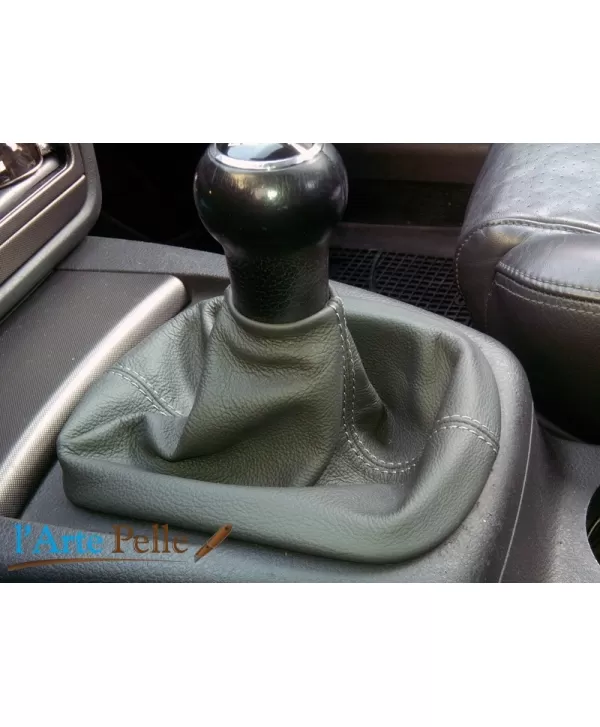 real charcoal grey leather gearshift gaiter Volkswagen Passat 