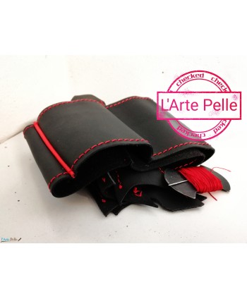 Renault clio RS deportivo volante tapa cuero negro costuras ross
