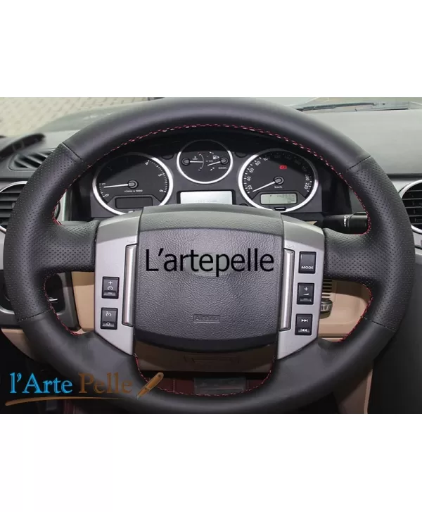 Freelander 2 Echtleder Lenkrad Abdeckung schwarz