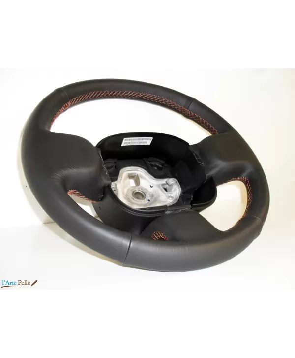 cubre volante para Fiat Panda 319 negro cuero