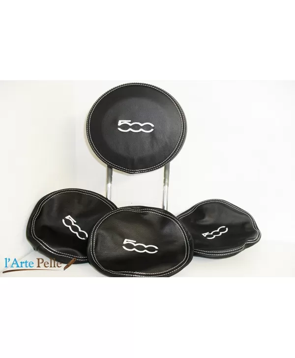 Fiat 500 headrest cover for front and rear seats