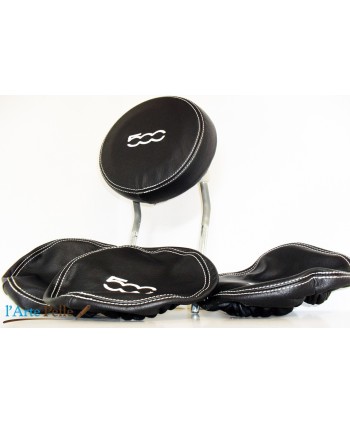 Fiat 500 headrest cover for front and rear seats