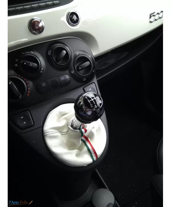 Nuevo Fiat 500-blanco Tricolor-intercambio