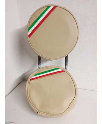Fiat 500 rivstimento cover the front headrest right and left