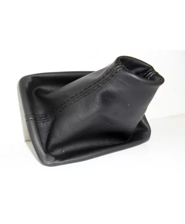 headset gear lever VW Passat B7 genuine leather and Black stitching