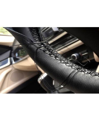 couverture de volant en cuirMercedes-Benz Vito 2014 W639 [2003-2019] vera pelle nera