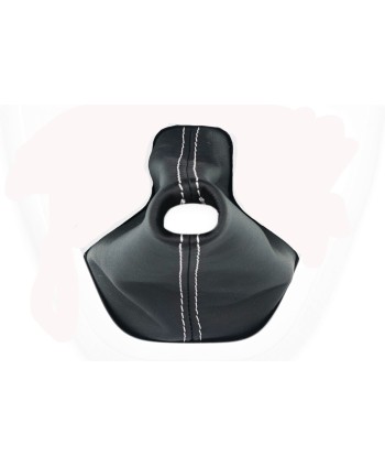Cuffia cambio automatico Land Rover Freelander 2 L359 (Bj. 2006-2014) vera pelle nera cucitura grigia