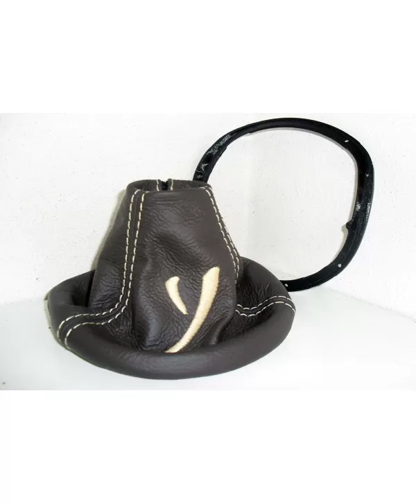 soufflet levier de vitesse Lancia Ypsilon 843 mo rosa + CORNICE plastica interna