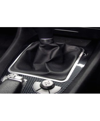 gear shift gaiter cover adaptable Mercedes SLK-Class (R171) in black leather