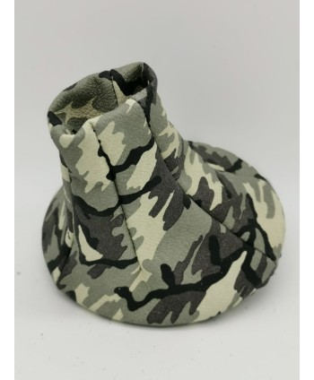soufflet levier de vitesse compatible avec la Fiat 500 (2006-2020) de la peau de camouflage blanc