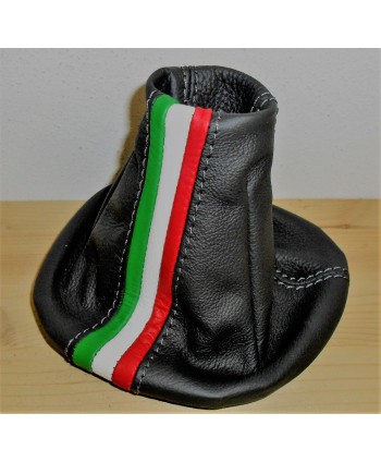 copy of Cuffia cambio Fiat Fiorino dal 2007 vera pelle con tricolore