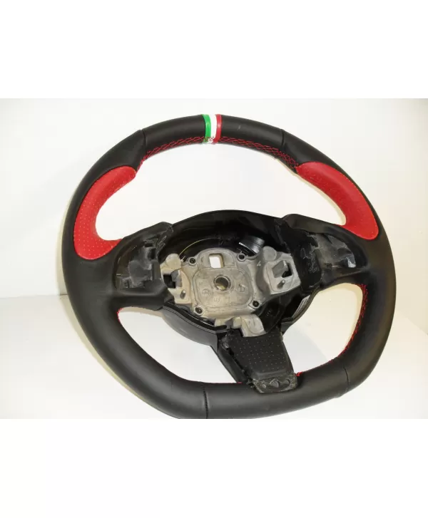 copy of Cubre volante cuero Marfil para fiat 500